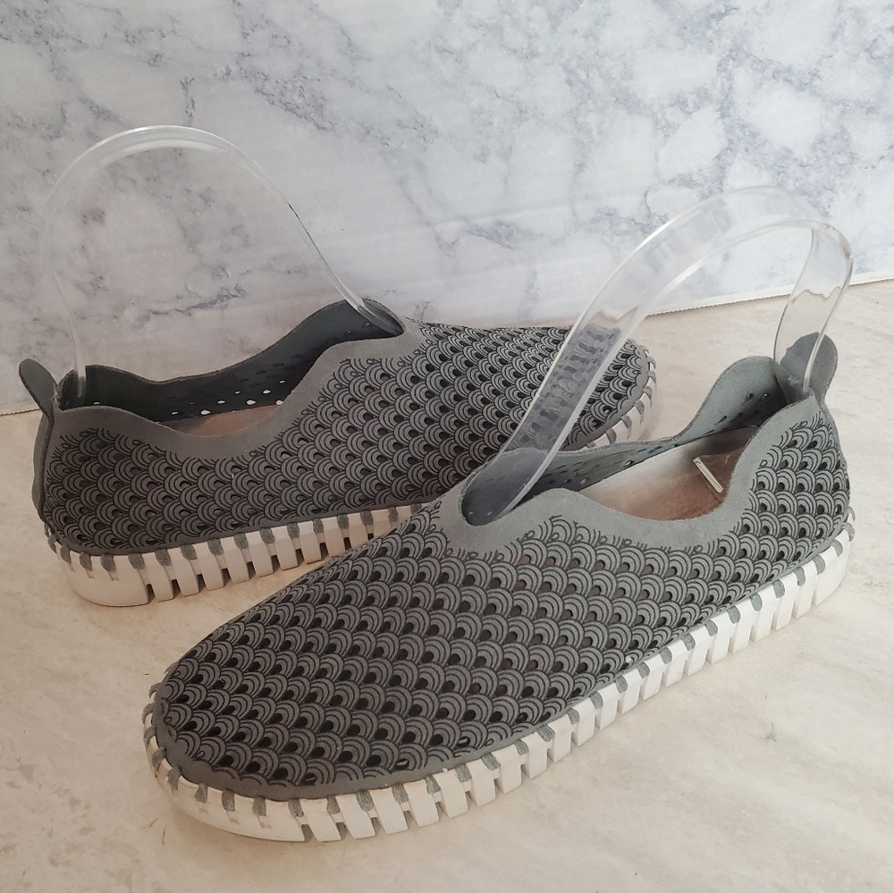 ILSE JACOBSEN Hornbaek Tulip 139 Sneaker Women's 37 US 5.5 Flat Slip-On Low-Top